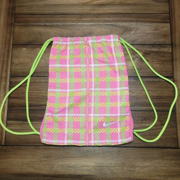 Nike Pink Drawstring Backpack - Picture 1 of 6